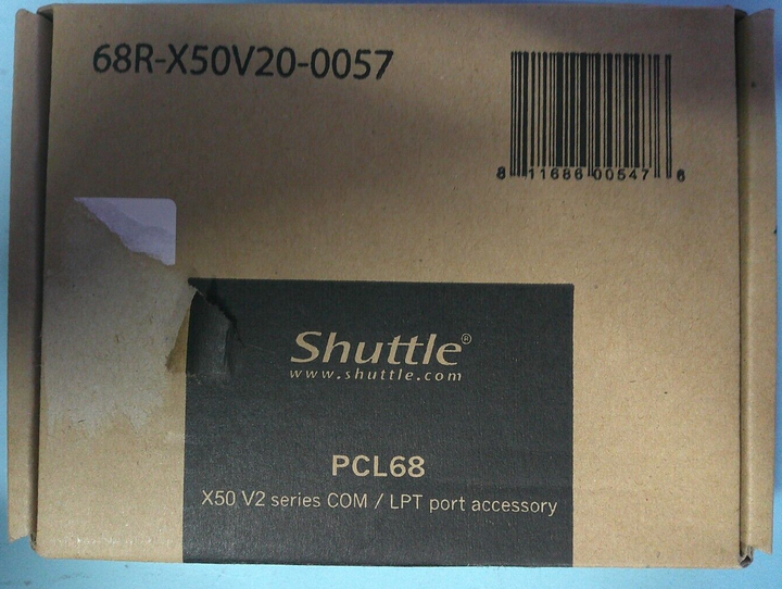 Shuttle PCL68 RS232 and LPT port for X50V2 Plus and X50 V2 PL