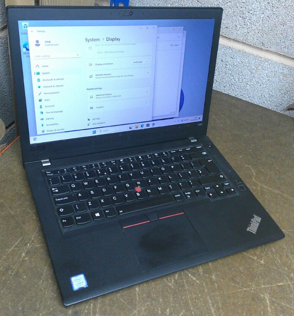 Lenovo Thinkpad T480 i5-8250U 1.6Ghz 8GB 256GB SSD Win-11 Pro14" Laptop(L09)