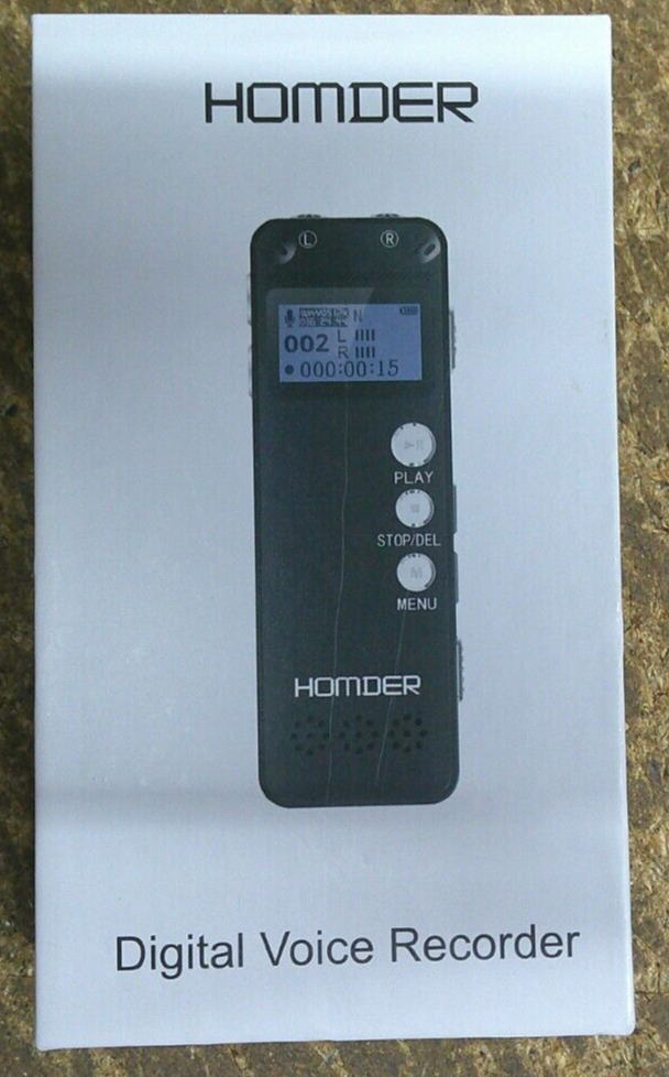 Digital Voice Recorder/Mp3 Player 8GB storage