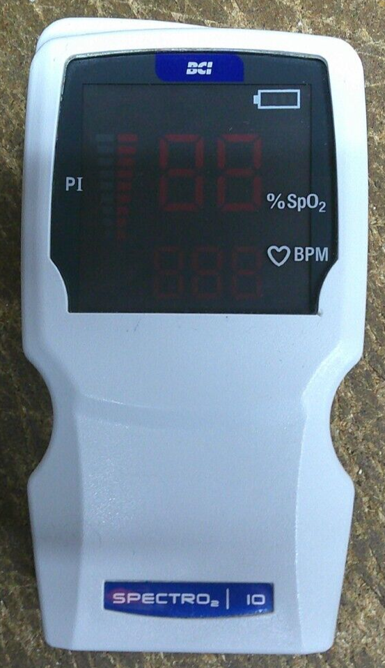 SMITHS MEDIC BCI SPECTRO 2 10 PULSE OXIMETER HANDHELD SYSTEM WW1020EN 20 -20-22