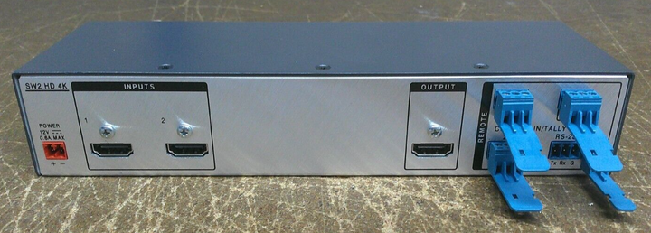 Extron 60-1483-01 SW2 HD 4K 2X1 4K HDMI Video Switcher