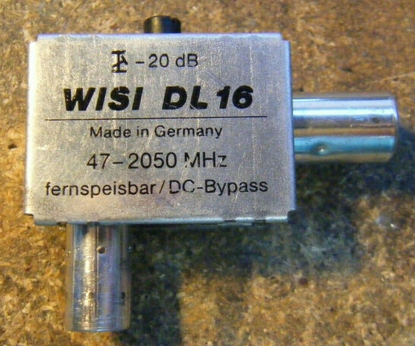 WISI modal DL16 Variable Attenuator European Made, IEC 169-2 Connector