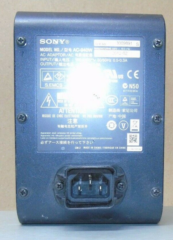 Sony AC-940W Power Supply/Power Adapter