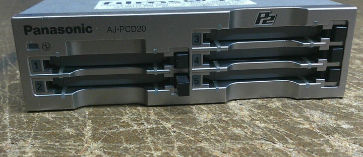 Panasonic AJ-PCD20 5 Slot P2 Solid-State Memory Drive